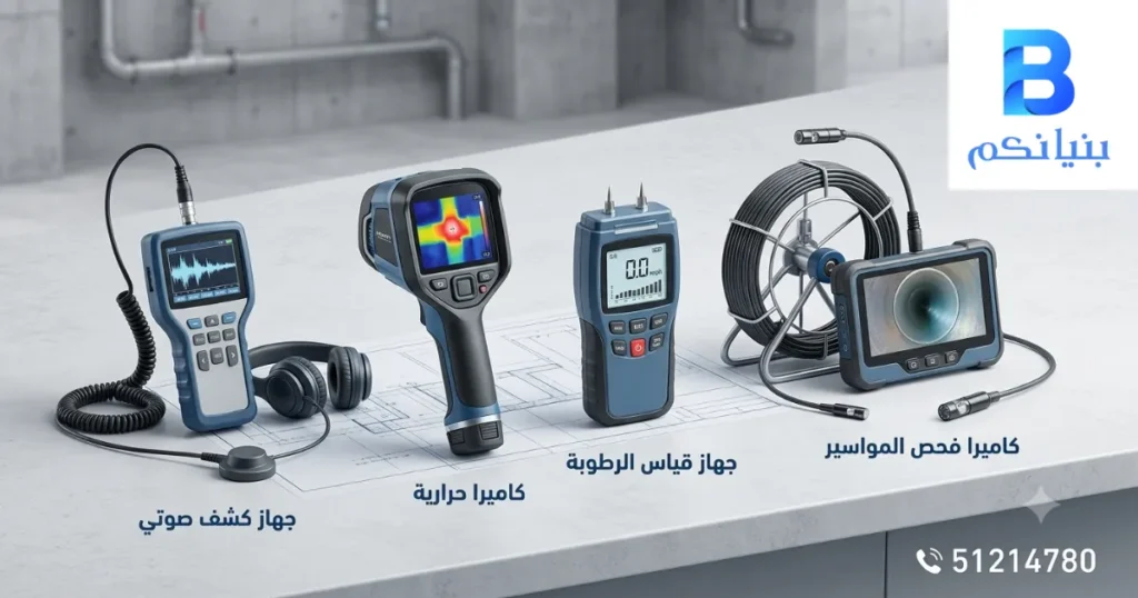 أنواع جهاز كشف خرير المياه في الكويت